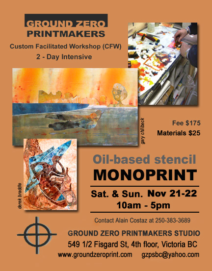Oil-based stencil MONOPRINT